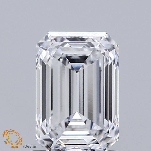 1.5ct Emerald D VS1 Lab Created Diamond