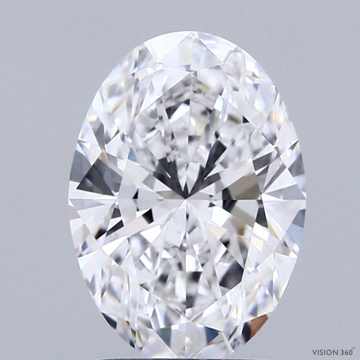 2.03ct Oval E VVS2 Lab Created Diamond