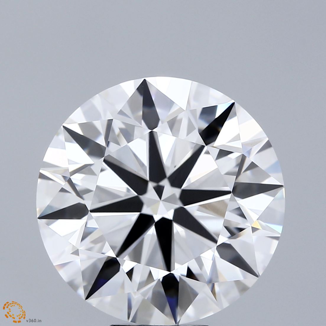 10.04ct Round F VVS2 Lab Created Diamond