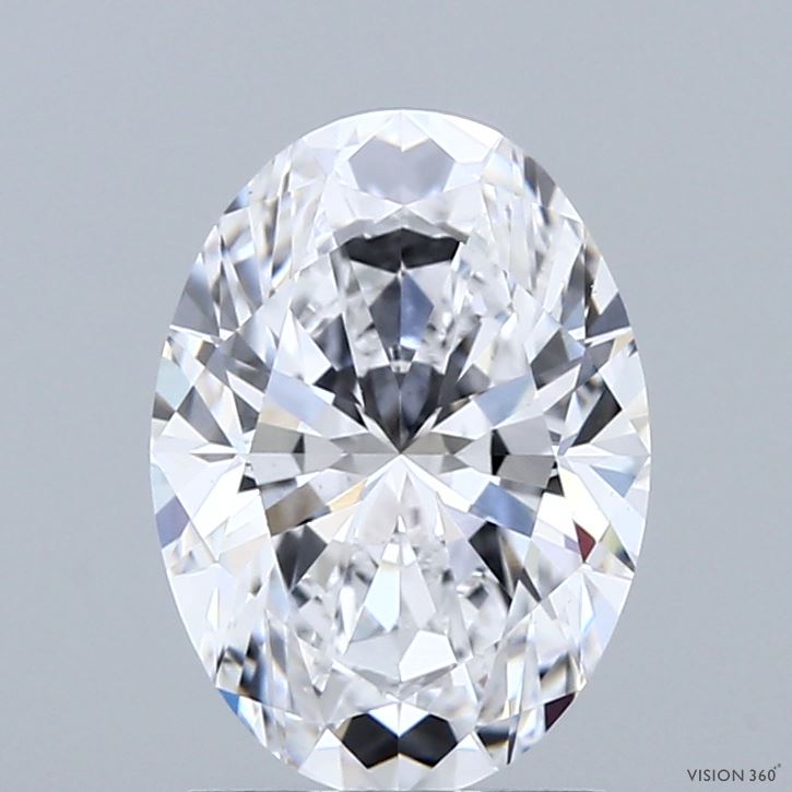 2.01ct Oval D VS1 Lab Created Diamond