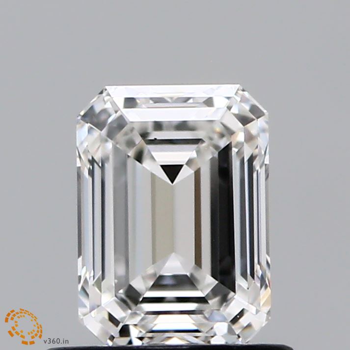 0.92ct Emerald E VS1 Lab Created Diamond