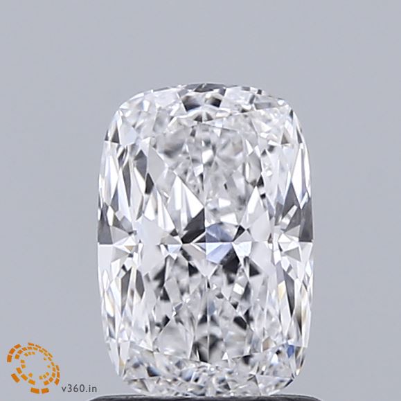 1.03ct Cushion D VVS2 Lab Created Diamond