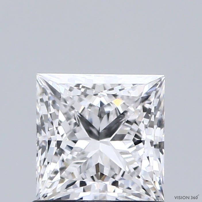 0.95ct Princess D VVS1 Lab Created Diamond