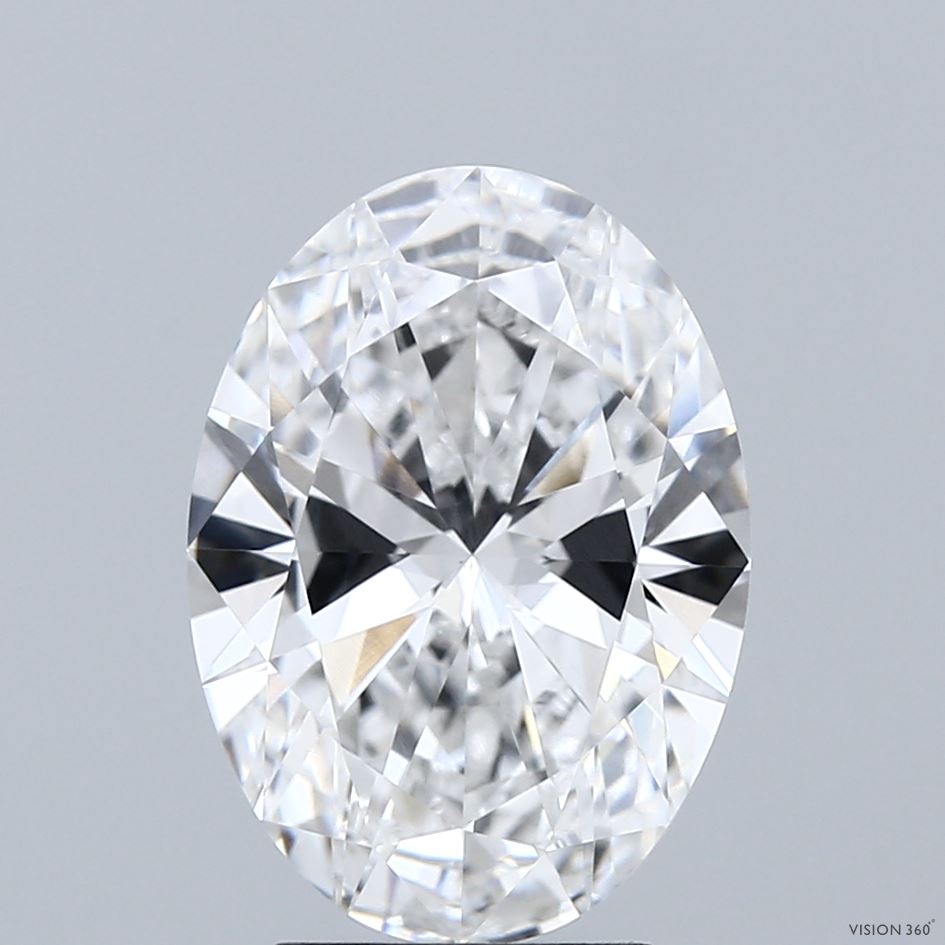 3.51ct Oval D VVS1 Lab Created Diamond