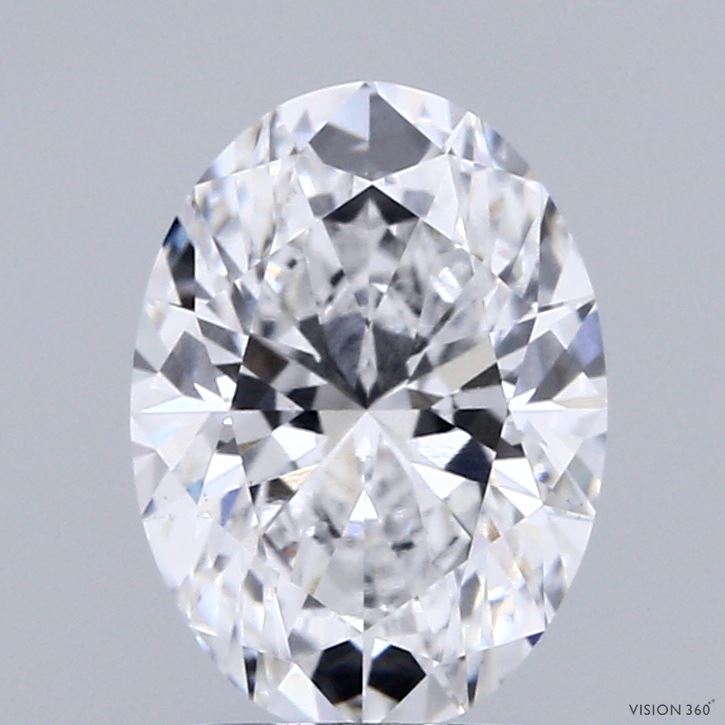 2.07ct Oval D VVS2 Lab Created Diamond