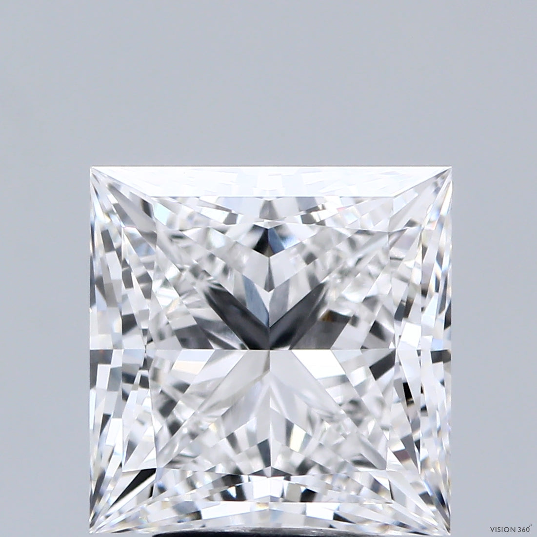 4.23ct Princess E VVS1 Lab Created Diamond