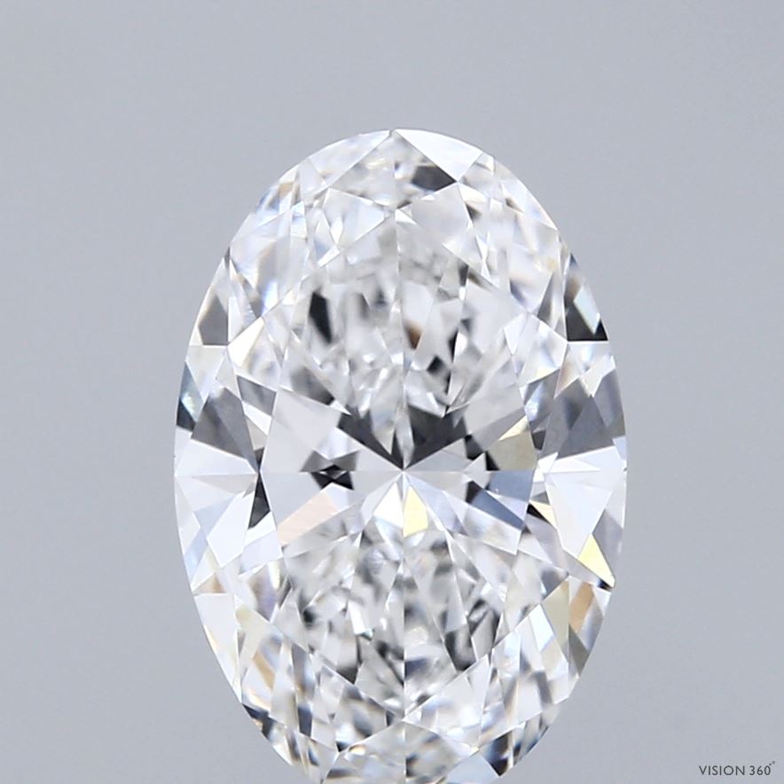 3.01ct Oval E VVS1 Lab Created Diamond