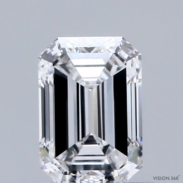 0.6ct Emerald D VVS2 Lab Created Diamond