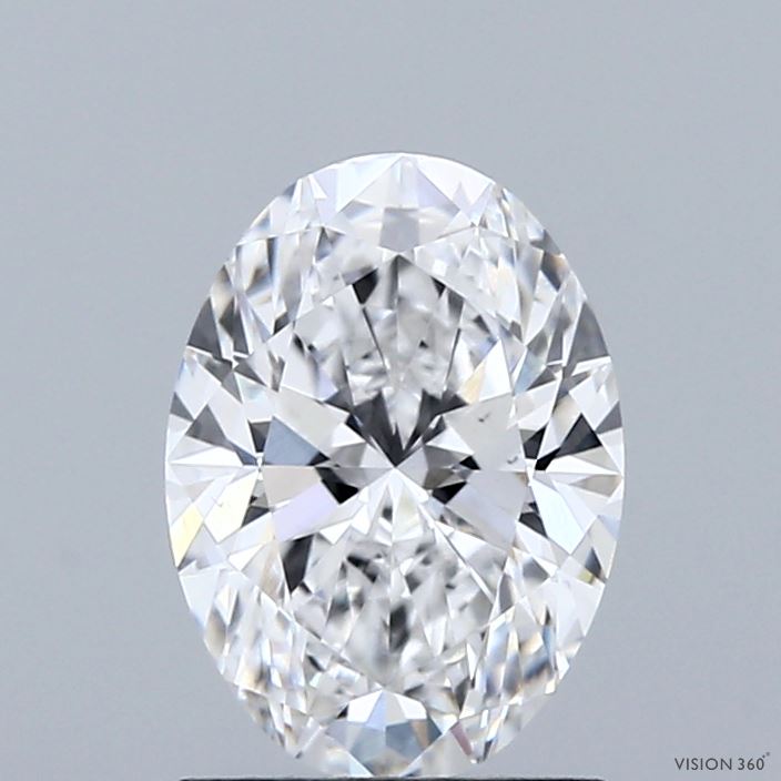 1.5ct Oval D VS1 Lab Created Diamond