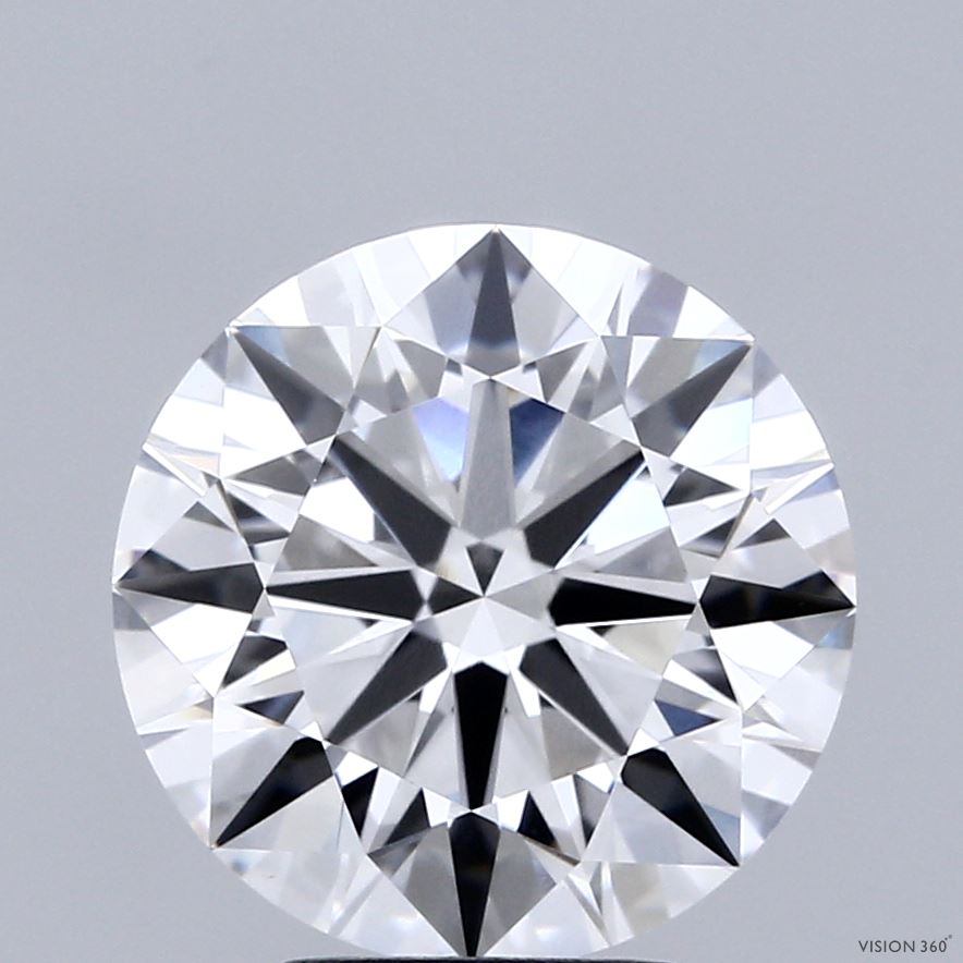 4.09ct Round E VVS2 Lab Created Diamond