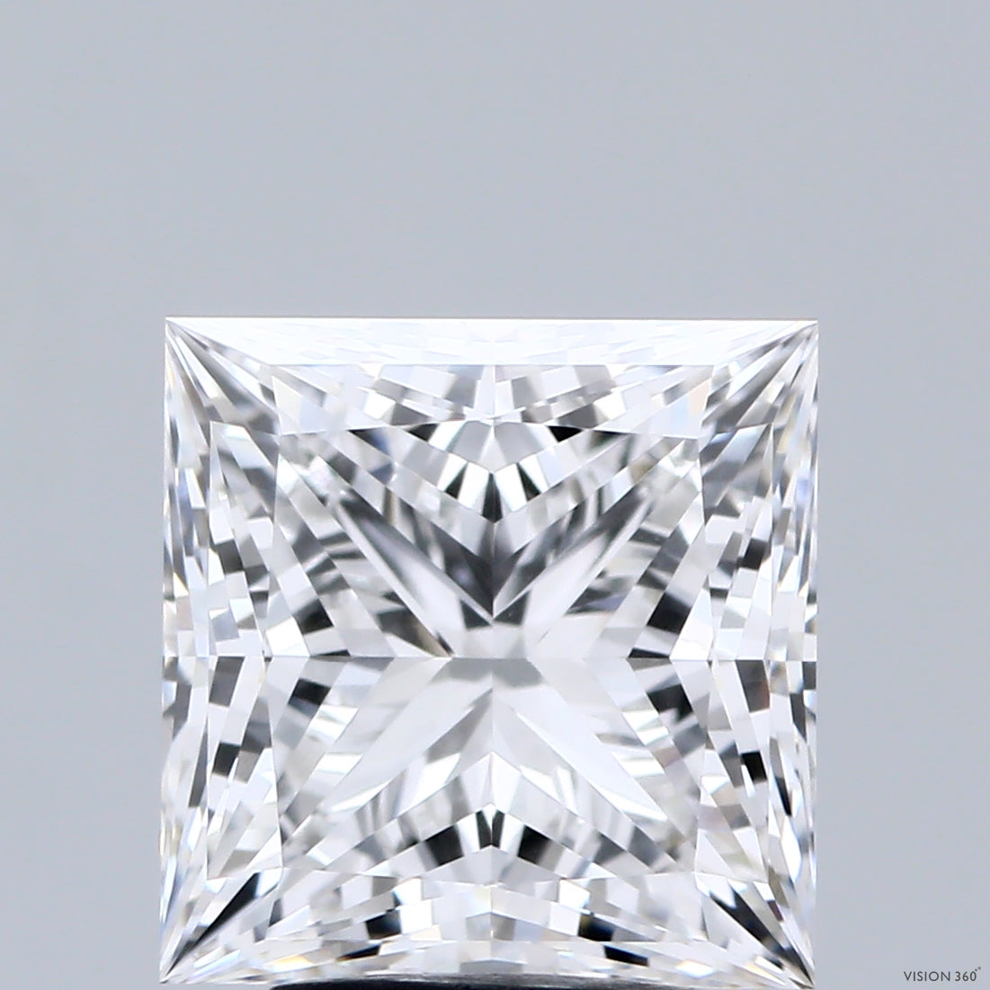 4.11ct Princess E VVS1 Lab Created Diamond