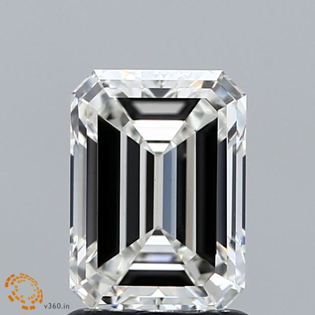 1.59ct Emerald G VVS2 Lab Created Diamond