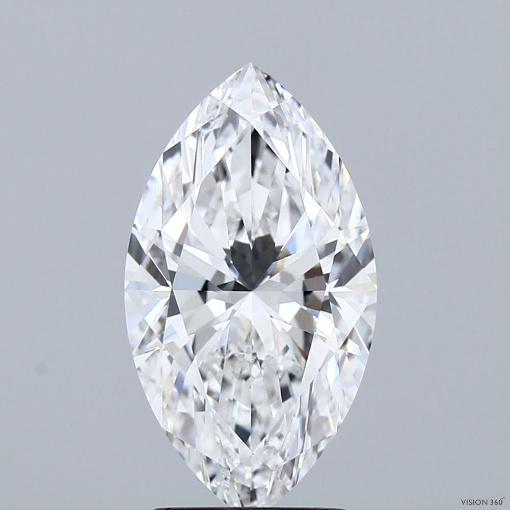 2.96ct Marquise D VVS1 Lab Created Diamond