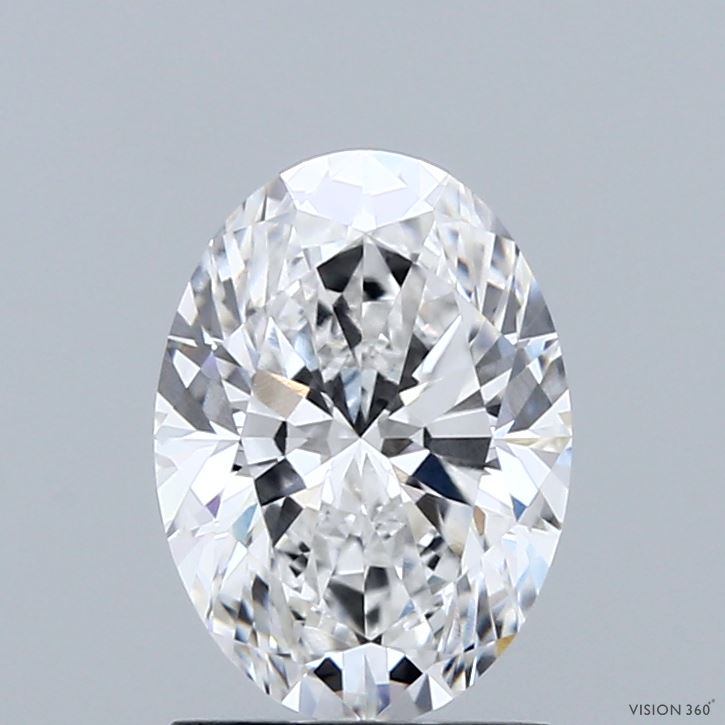 1.58ct Oval E VVS2 Lab Created Diamond