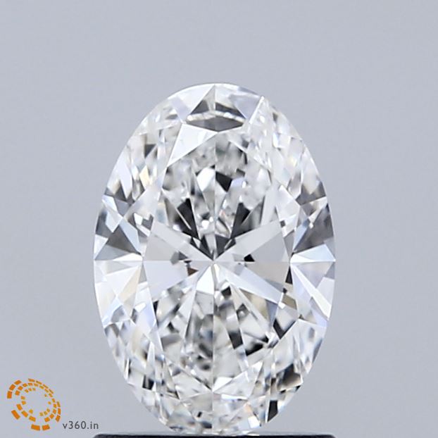 1.02ct Oval E VVS1 Lab Created Diamond