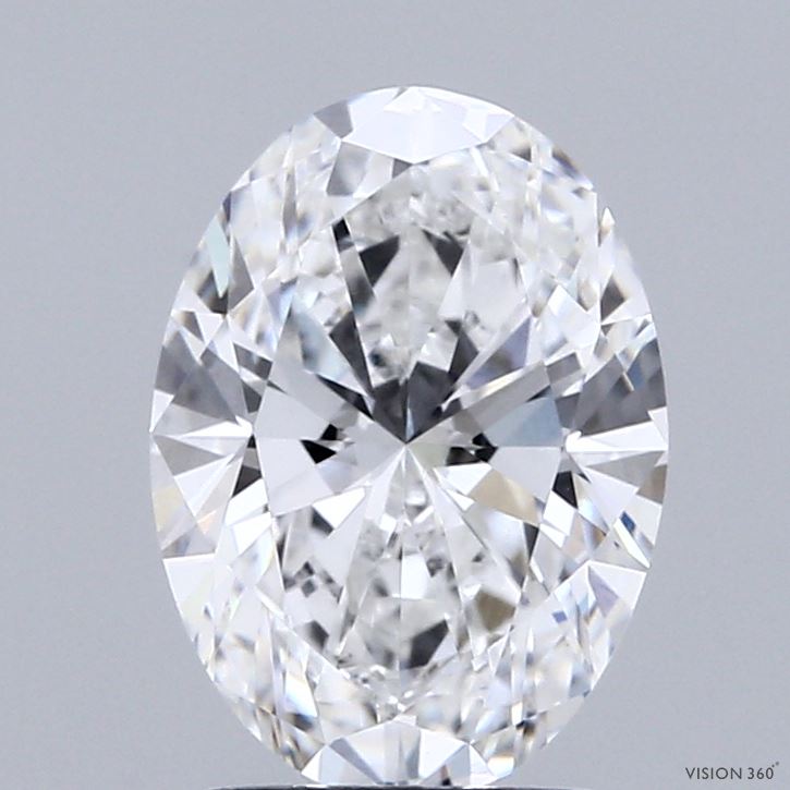 2.03ct Oval E VVS2 Lab Created Diamond
