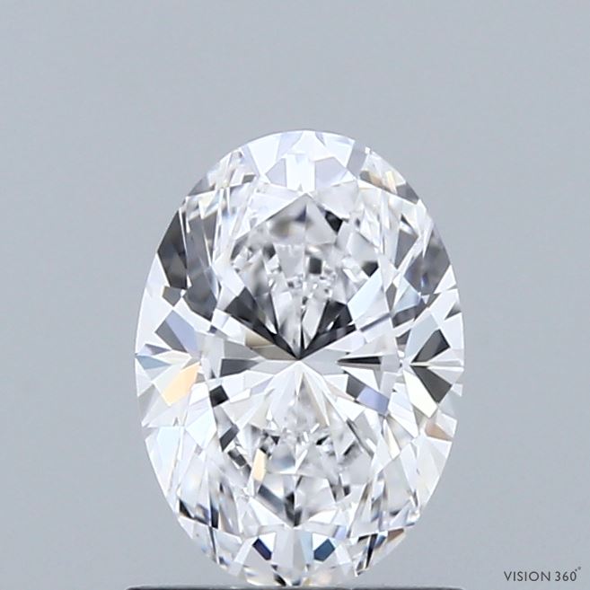 1.1ct Oval D VVS2 Lab Created Diamond