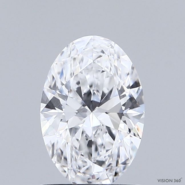 0.99ct Oval D VVS2 Lab Created Diamond