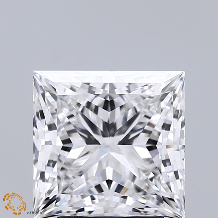 3.23ct Princess E VVS2 Lab Created Diamond