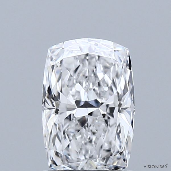 1.07ct Cushion D VVS2 Lab Created Diamond