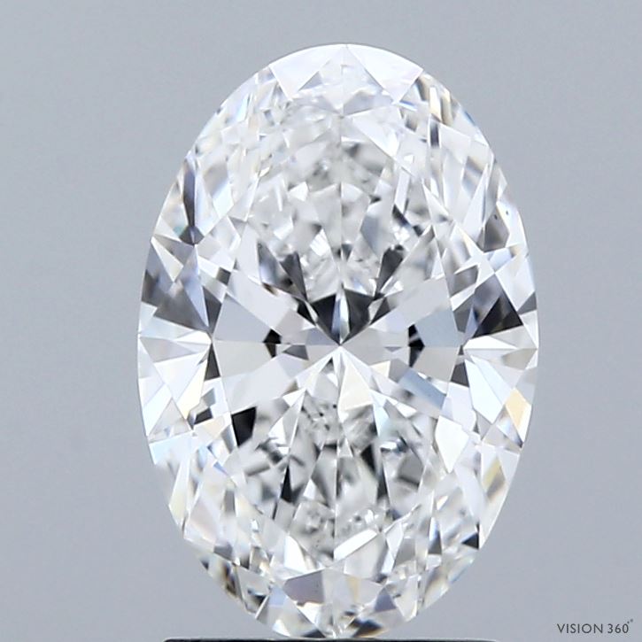 2.08ct Oval E VS1 Lab Created Diamond