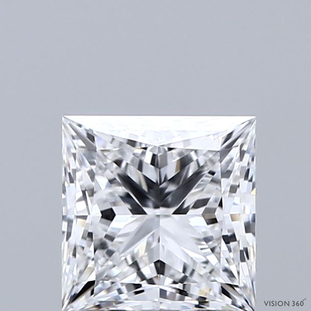 1.5ct Princess E VVS1 Lab Created Diamond