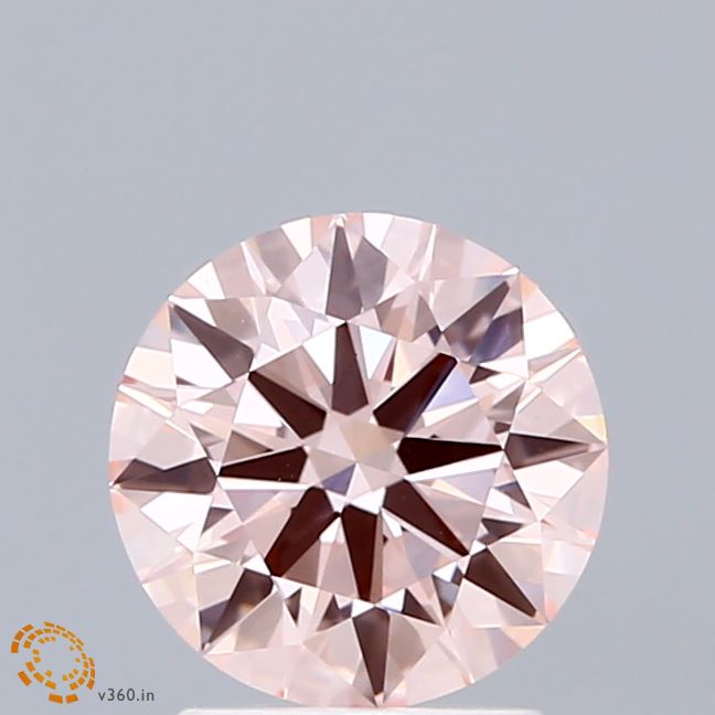 1.51ct Round FANCY INTENSE PINK VVS2 Lab Created Diamond