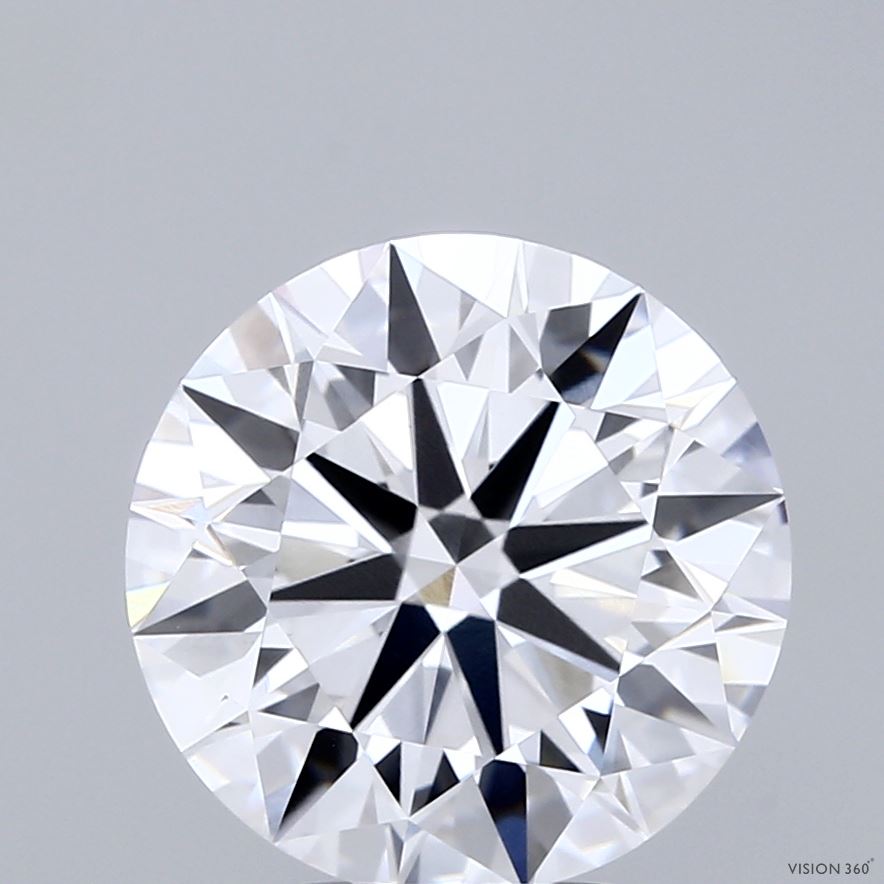 4.04ct Round E VVS2 Lab Created Diamond