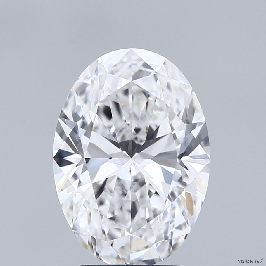 3.04ct Oval E VVS1 Lab Created Diamond