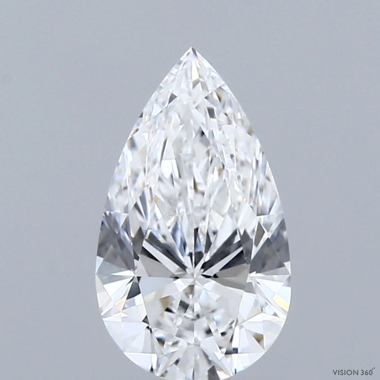 1.5ct Pear D VS1 Lab Created Diamond