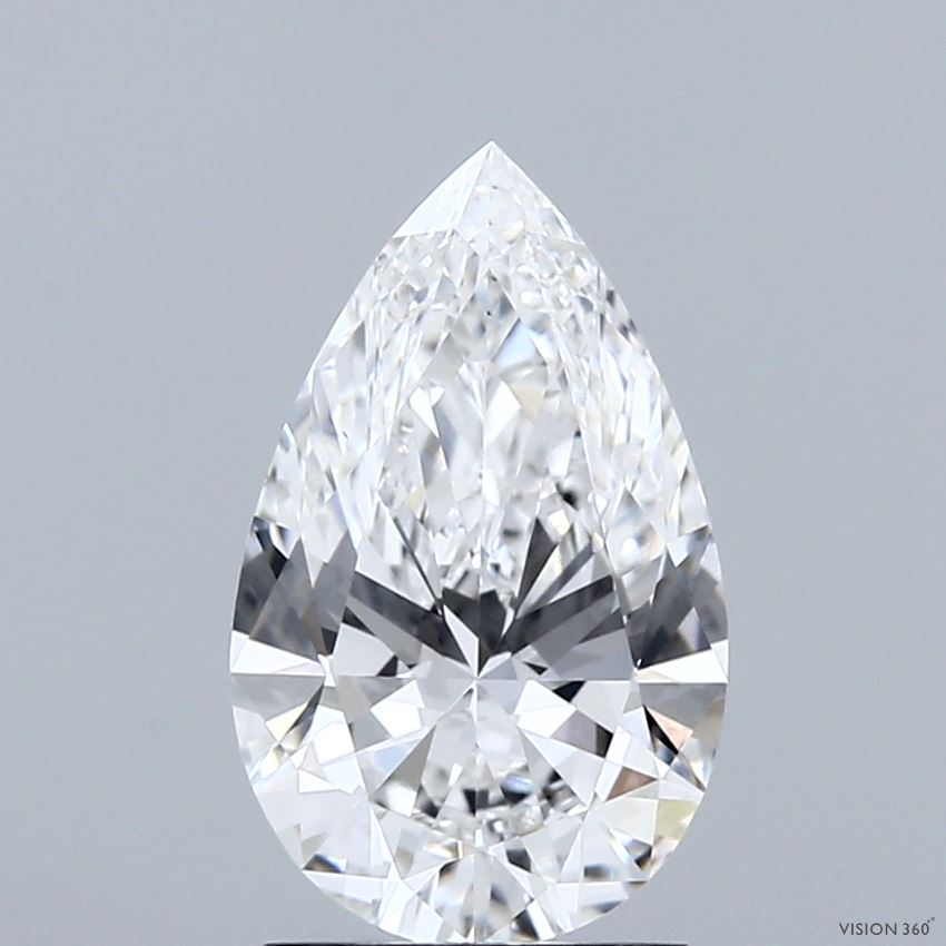 1.88ct Pear E VS1 Lab Created Diamond
