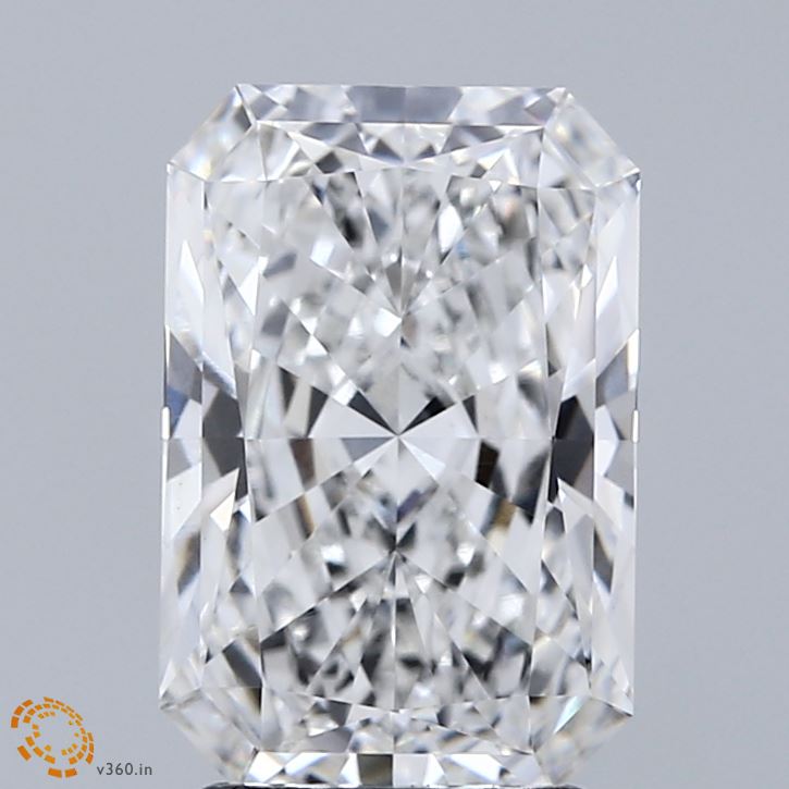 3.1ct Radiant E VVS2 Lab Created Diamond