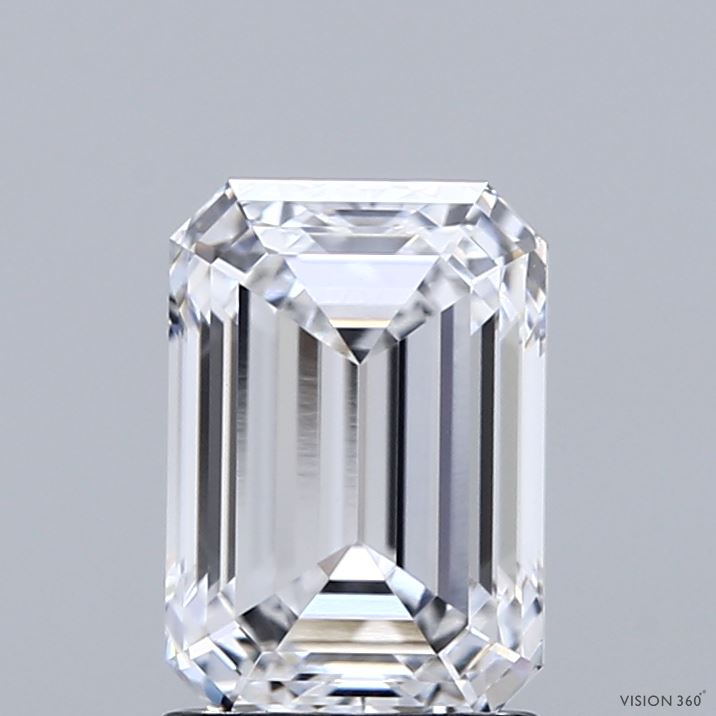 2.03ct Emerald D VVS1 Lab Created Diamond