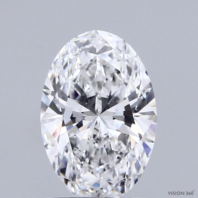 1.05ct Oval D VVS1 Lab Created Diamond