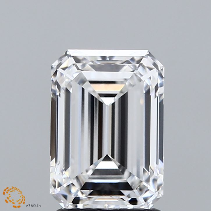 2.08ct Emerald D VVS1 Lab Created Diamond