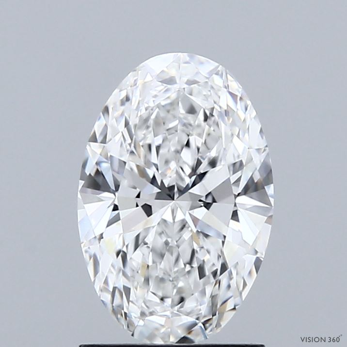 1.45ct Oval E VVS2 Lab Created Diamond