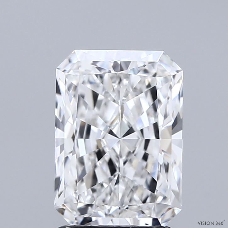 2ct Radiant D VVS1 Lab Created Diamond