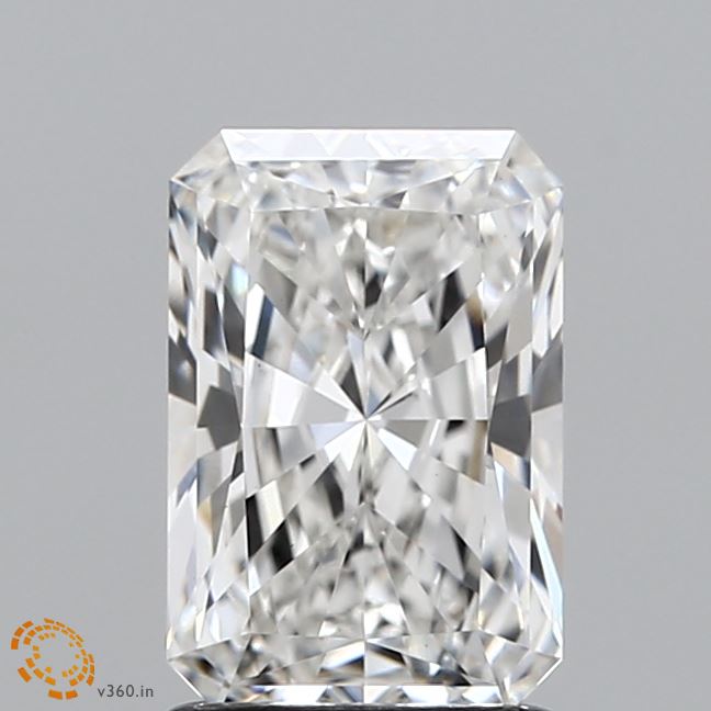 1.51ct Radiant F VS1 Lab Created Diamond