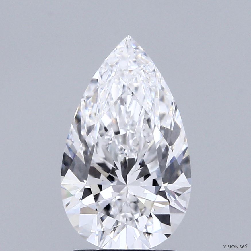2.04ct Pear D VVS2 Lab Created Diamond