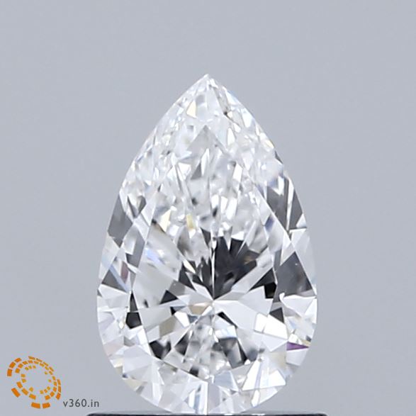 0.8ct Pear E VS1 Lab Created Diamond