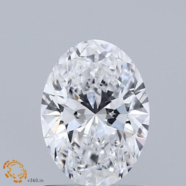 1.03ct Oval D VVS2 Lab Created Diamond