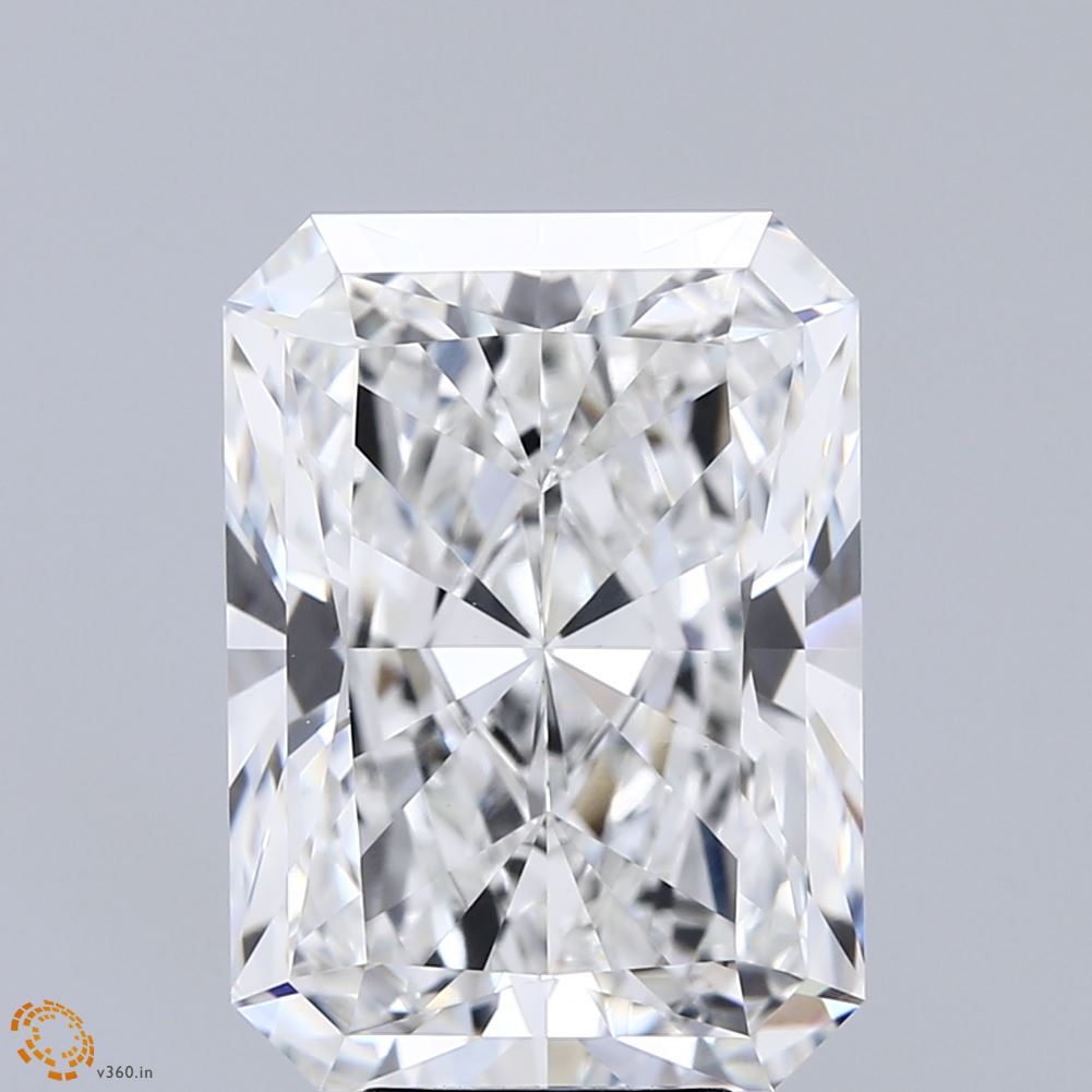 7.08ct Radiant G VVS2 Lab Created Diamond