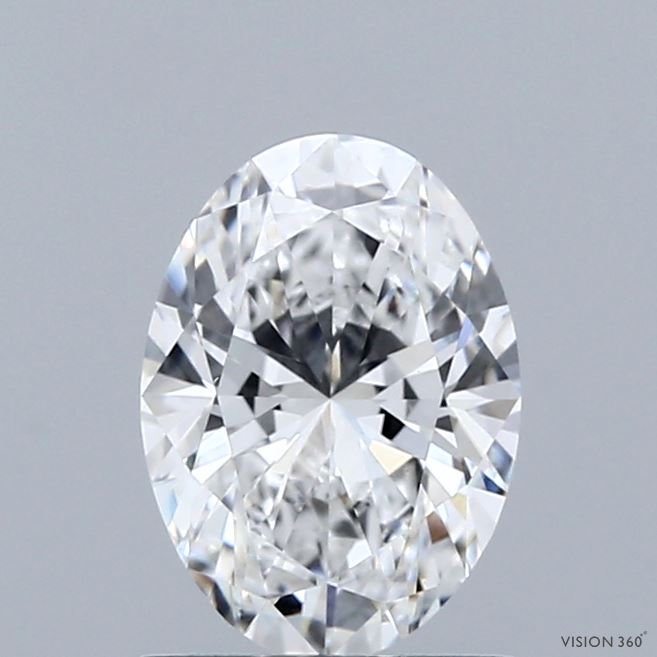 1.1ct Oval D VVS2 Lab Created Diamond