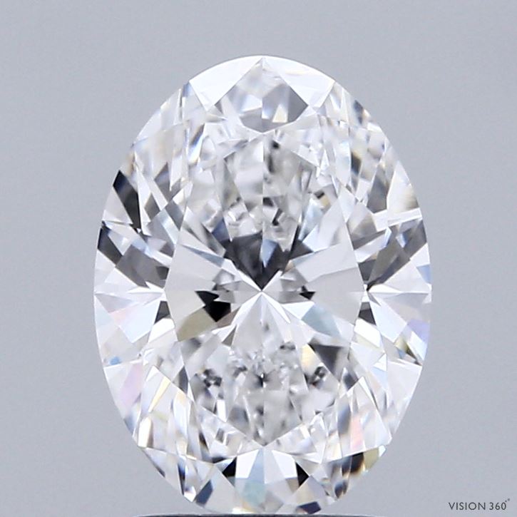 2.06ct Oval D VVS2 Lab Created Diamond