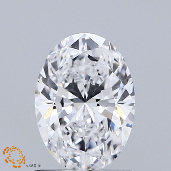 1ct Oval D VVS2 Lab Created Diamond