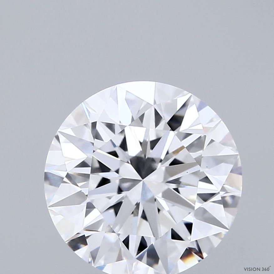 3.6ct Round E VS1 Lab Created Diamond