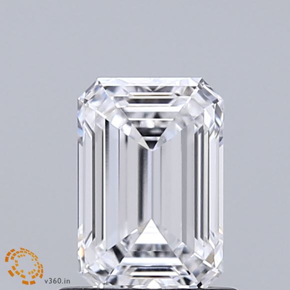 1.05ct Emerald D VVS1 Lab Created Diamond
