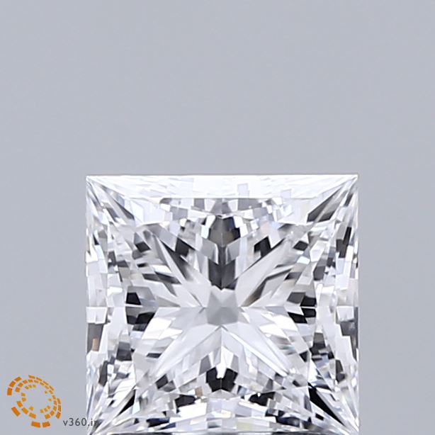 1.53ct Princess D VVS1 Lab Created Diamond