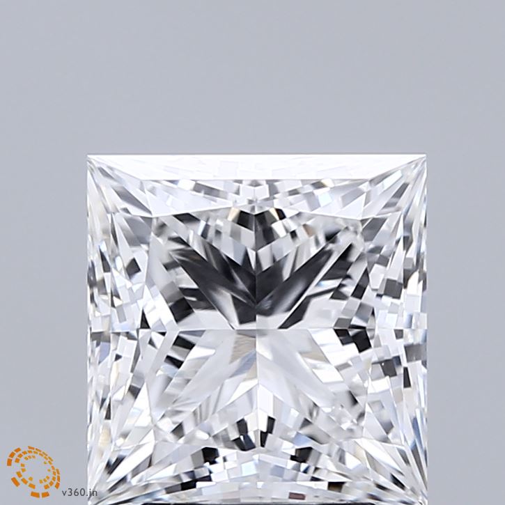 3.27ct Princess E VVS2 Lab Created Diamond