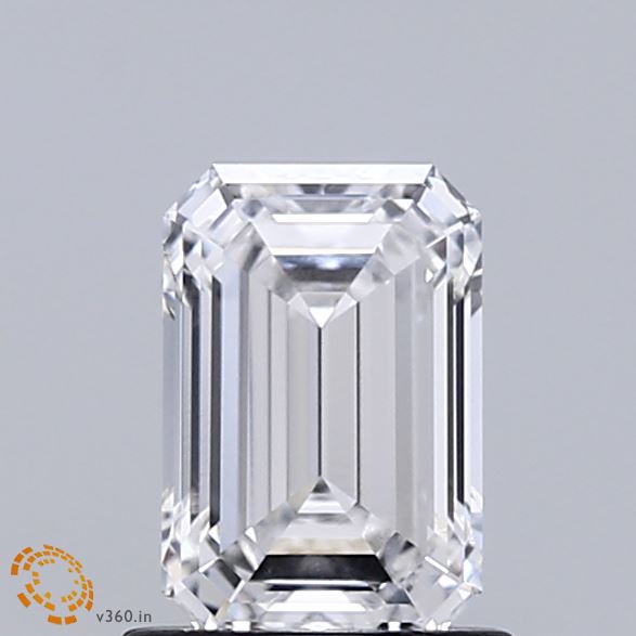 1.09ct Emerald E VVS1 Lab Created Diamond